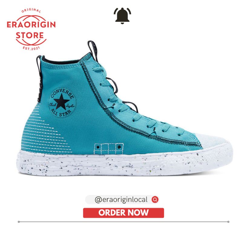 Sepatu Pria Converse Chuck Taylor Hi Crater Teal Original