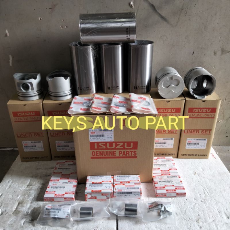 LINER KIT BORING SET ISUZU PANTHER 2,3 2300CC ORIGINAL