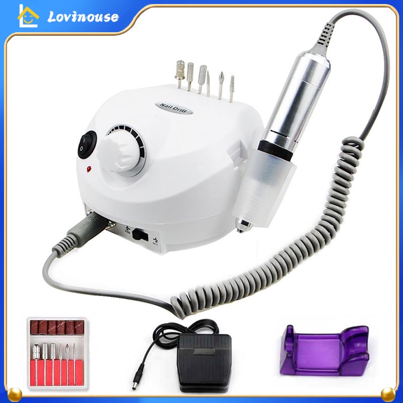 35000RPM Electric Nail Drill Machine Alat Kikir Kuku Elektrik Nail Drill Nail Gel Polisher For Manicure Nails Pedicure Manicure