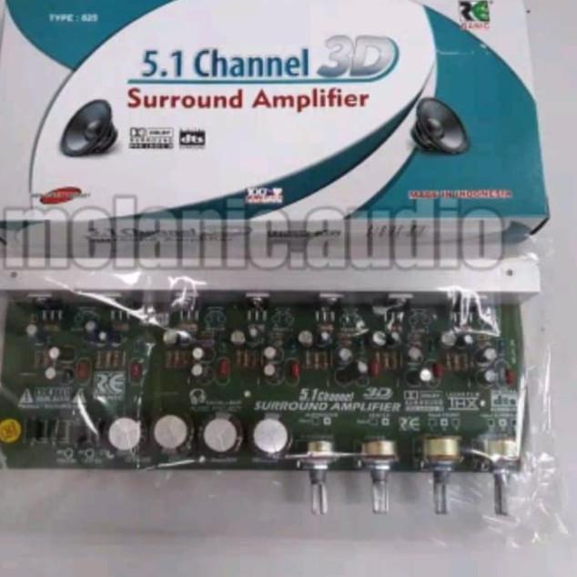 Kit Power Amplifier aktif 5.1 surround 3D