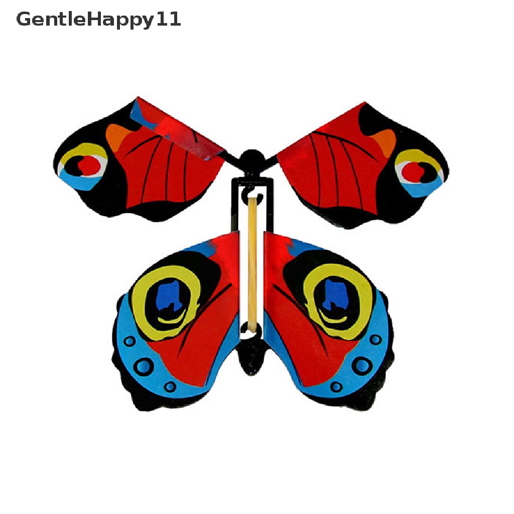 Gentlehappy Magic Butterfly Flying Rubber Band Powered Wind up Mainan Kartu Pesta Untuk Hadiah Lucu id