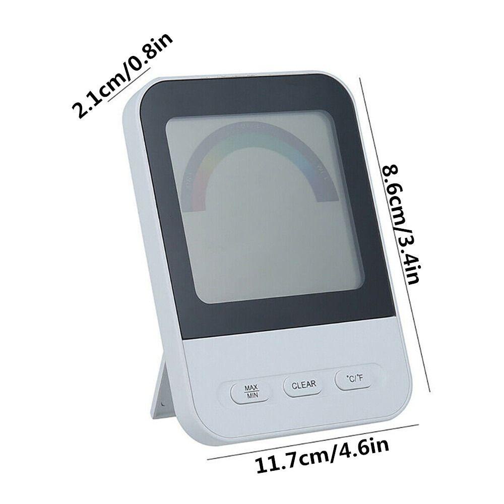 Top Termometer Digital Ruangan Weather Station Pengukur Kelembaban Elektronik Termometer Digital Ruangan