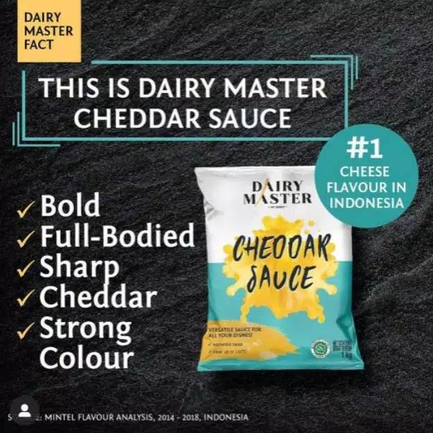 Dairy master cheddar sauce - saus keju 1kg