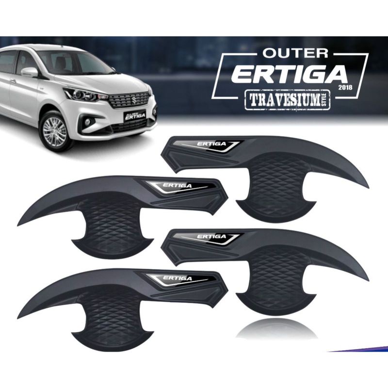 Outer Mangkok Cekungan Pintu Suzuki All New Ertiga Black doff 4pcs