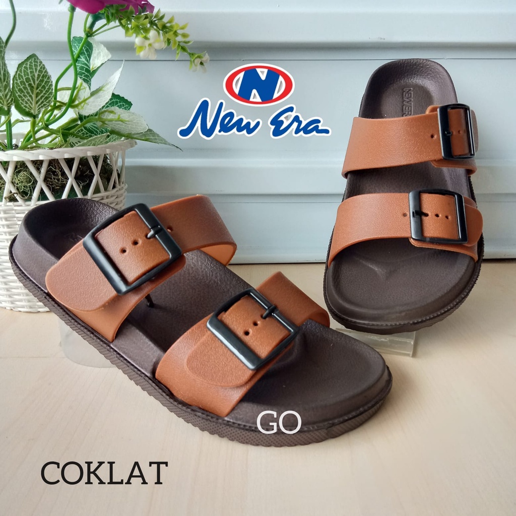 gos NEW ERA TG-E35002 Sandal New Era Selop Anak Laki Motif karet