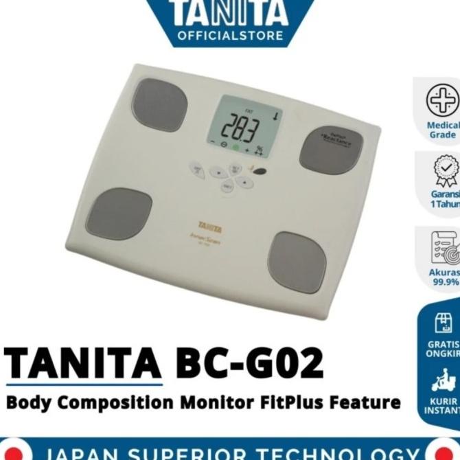 TANITA BC-G02 TIMBANGAN BADAN DIGITAL BODY COMPOSITION FG546DFFDG