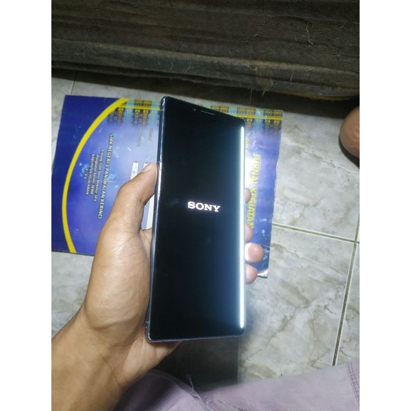 LCD Sony Xperia 1 Fullset Minus Bergaris
