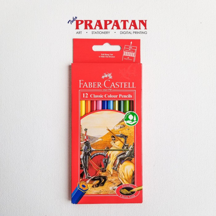 

Pensil Warna Faber castell classic 12 warna NANDAA