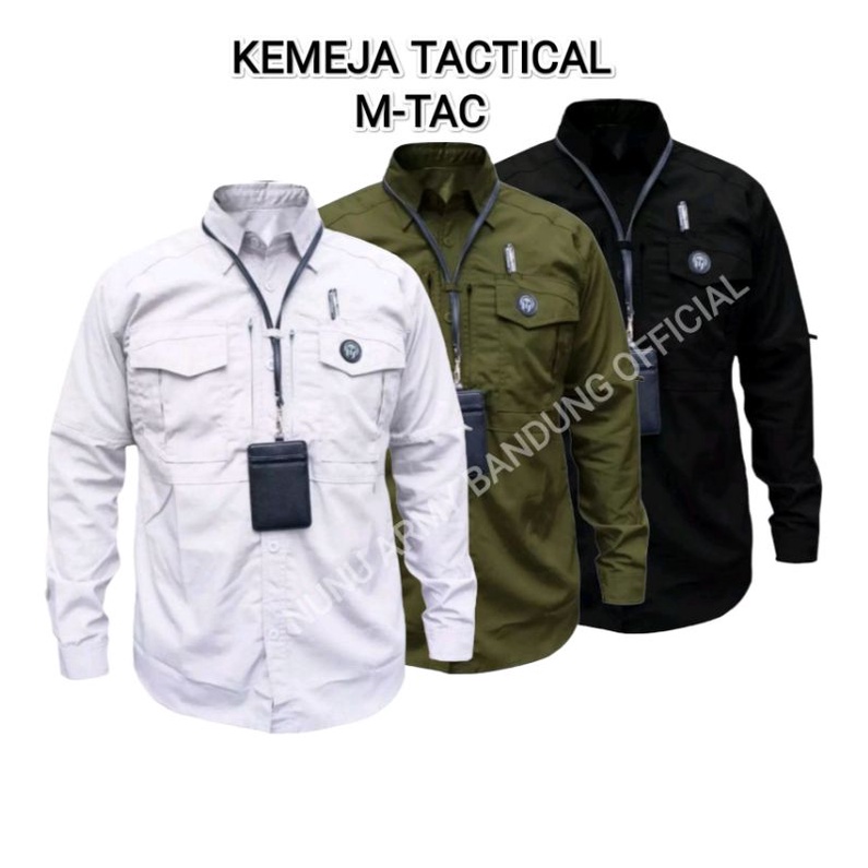 KEMEJA TANGAN PANJANG TACTICAL M-TAC - KEMEJA PDL LAPANGAN LENGAN PANJANG