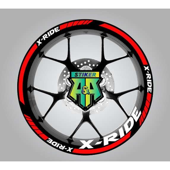 AA STIKER VELG X-RIDE | STIKER X-RIDE LIS VELG X-RIDE