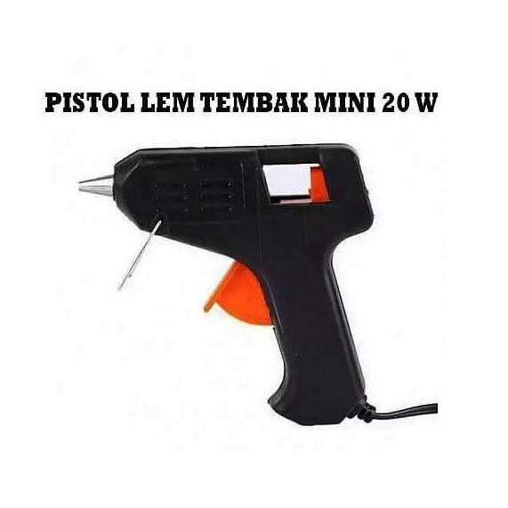 

Hot Melt Glue Gun 20 Watt Lem Tembak Pistol Mini 20 W 20W Alat Lem Stick Kerajinan Tangan Pita Kain ➝