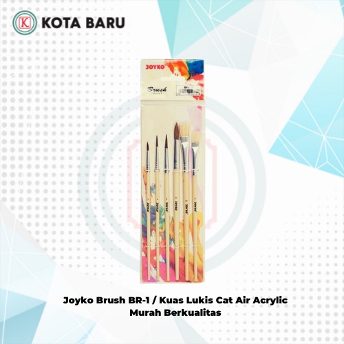 

Joyko Brush BR-1 / Kuas Lukis Cat Air Acrylic Murah Berkualitas