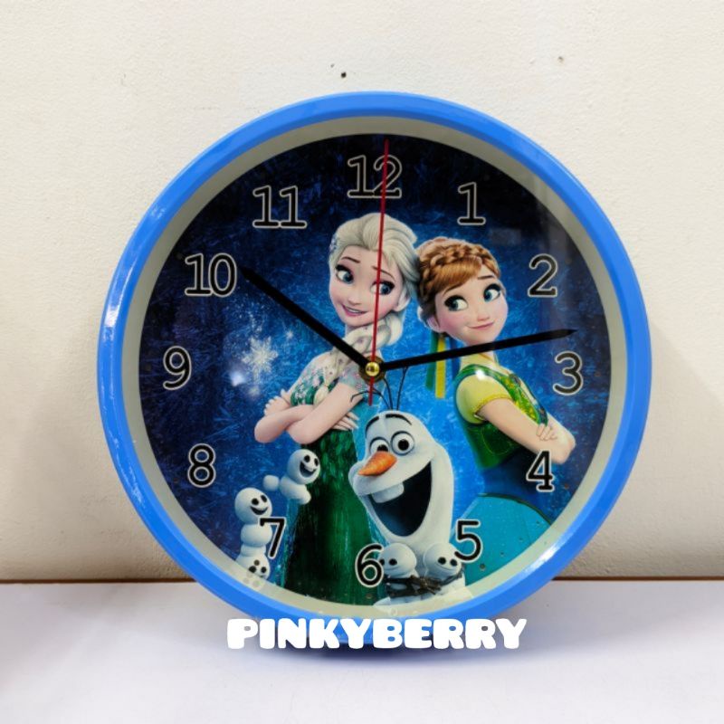 Jam Dinding Bulat Frozen / Jam Dinding Analog Frozen MSL-2023