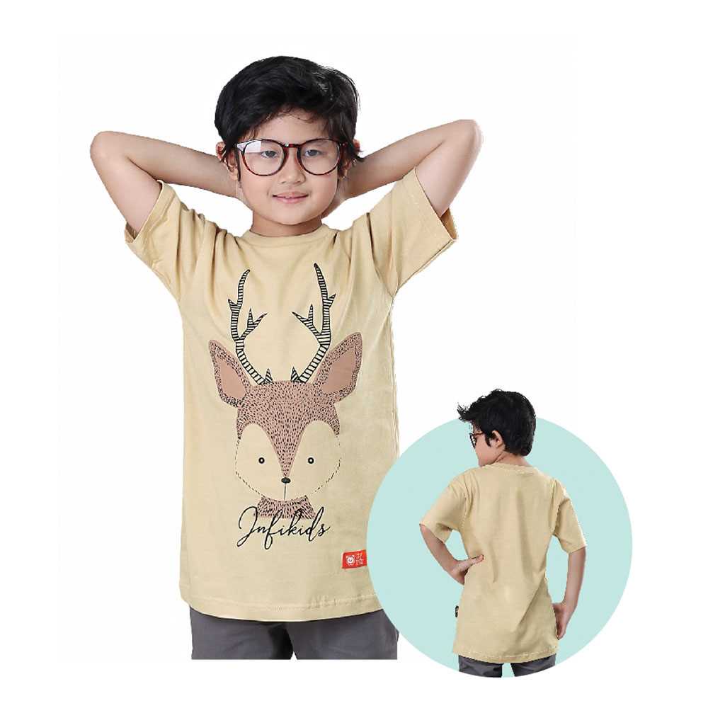 SIXTEEN KAOS JUNIOR KUNING BROWN - KAOS DISTRO ANAK TANGGUNG - KAOS DISTRO ANAK ORIGINAL HD USIA 9 T
