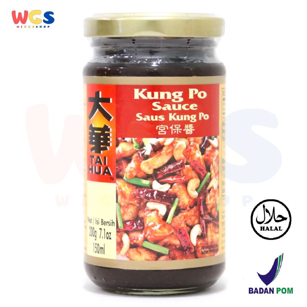 

Tai Hua Kung Po Sauce 200g / 150ml - Saus Kung Pao Premium - Halal - BPOM