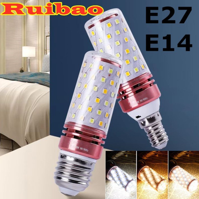 E14 E27 Lampu Bohlam LED Jagung Fitting 12W / Lampu Bohlam Hias