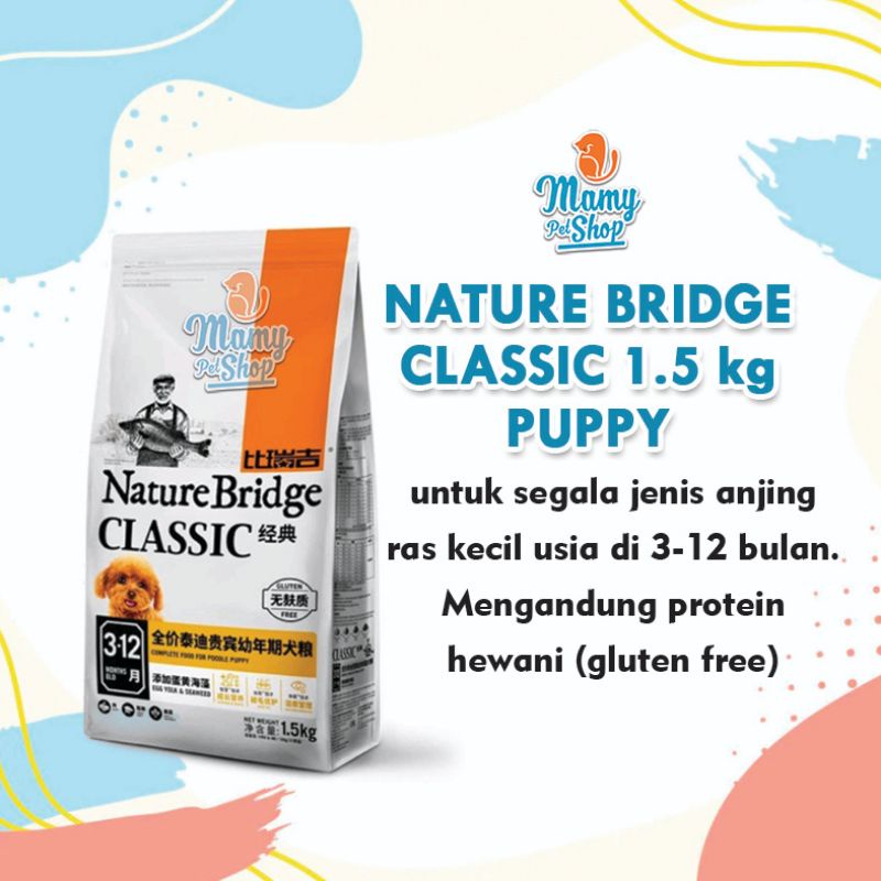 NATURE BRIDGE CLASSIC PUPPY 1.5 KG