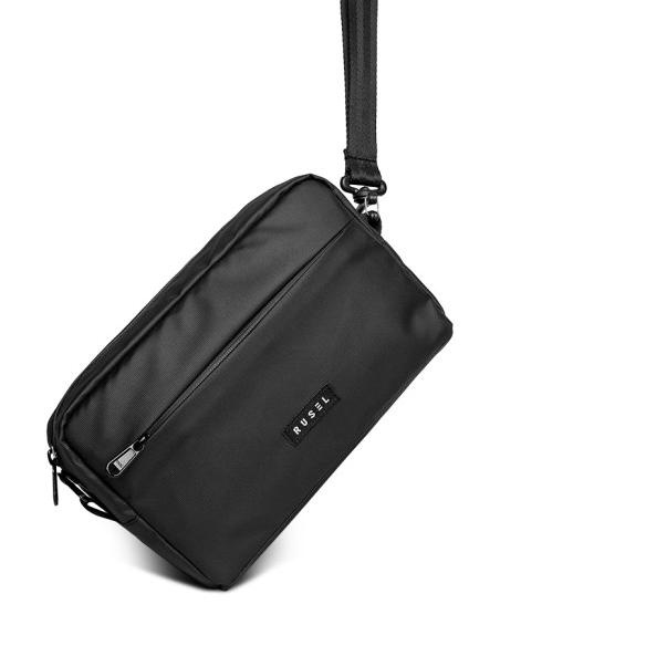 RUSEL CO I Handbag Aruna I Handbag Pria I Clutch pria - Hitam
