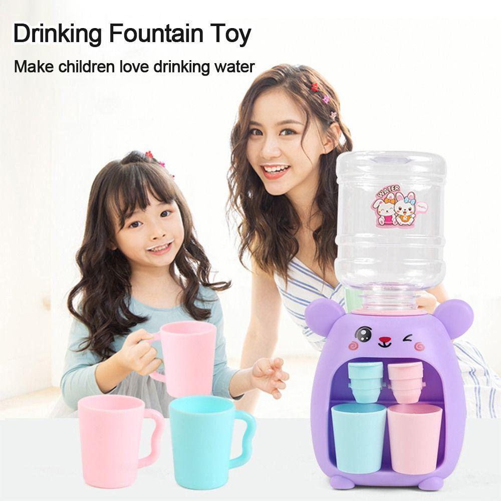 Dispenser Air Nanas Lucu Mini Anak Kids Gift Minuman Dingin/Hangat Minum Air Mancur Mainan Jus Air Minum Susu