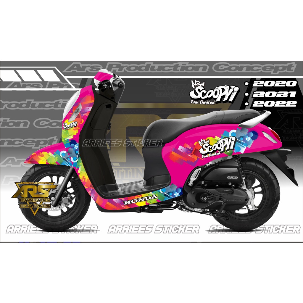 stiker decal all new scoopy prestige 2022 full body. sticker decal scoopy 2020 . 2021 . 2022 full bo