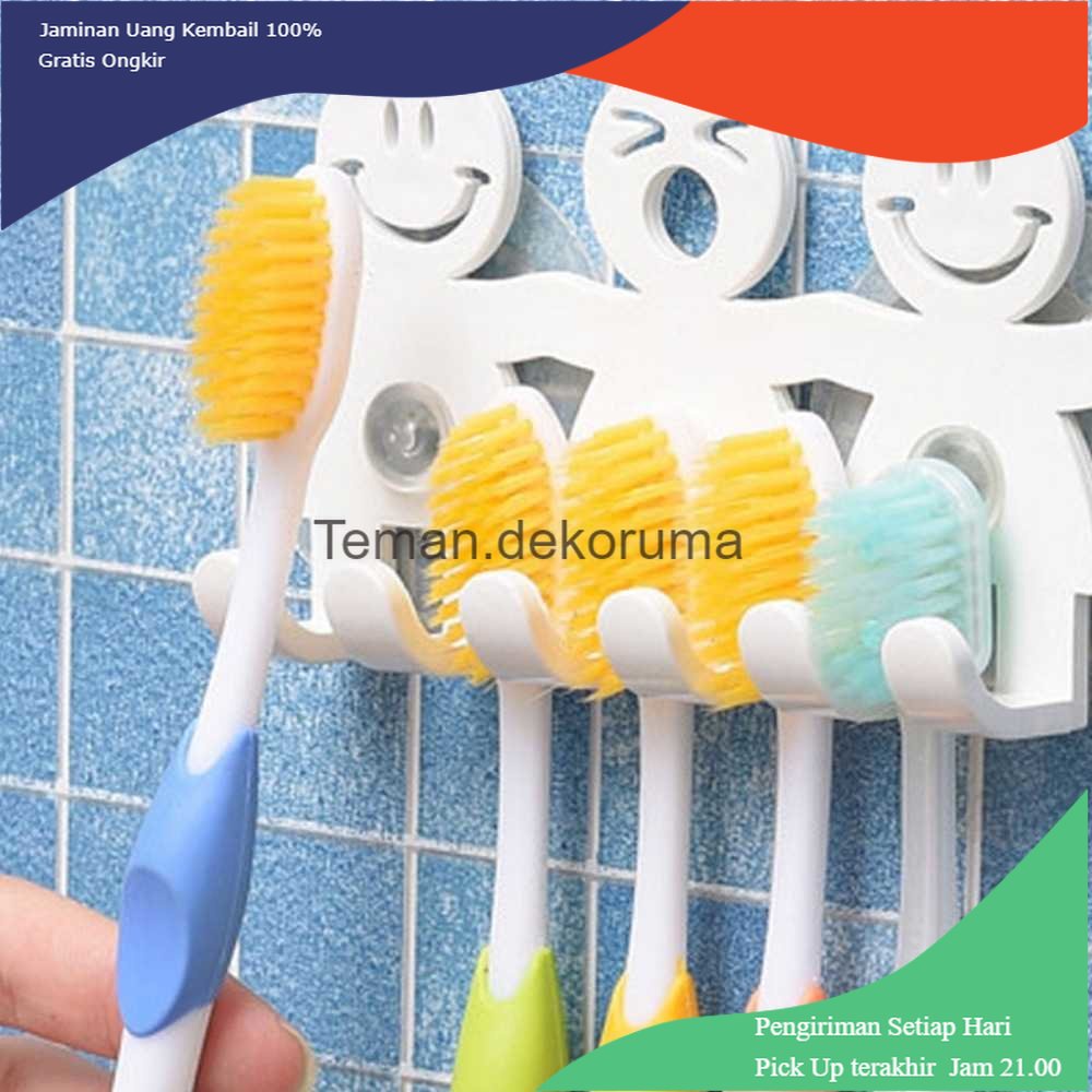 TD - PR GUANYAO Rak Sikat Gigi Wall Mounted Toothbrush Holder - E1911