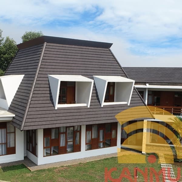 Genteng Keramik Kanmuri Full Flat Medi Grey