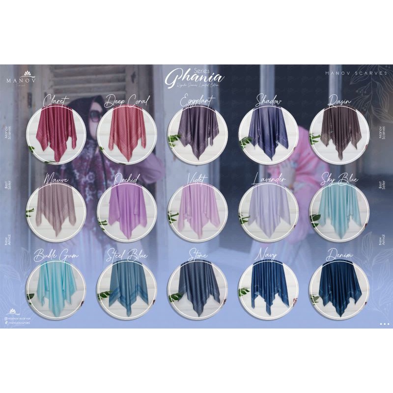 GHANIA SERIES BY MANOV SCARVES