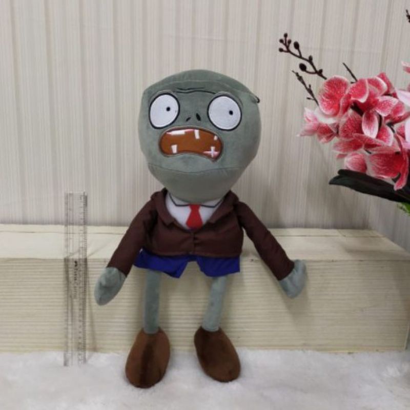 Boneka Zombie 50cm/Boneka plants vs Zombie