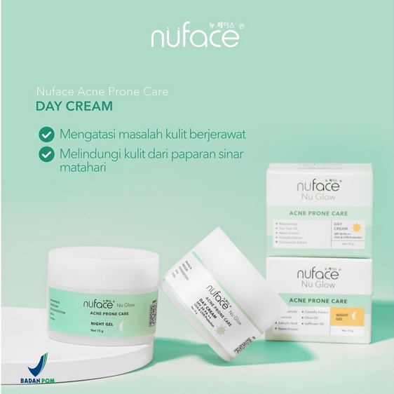 Nuface Nu Glow Acne Prone Care DAY/NIGHT