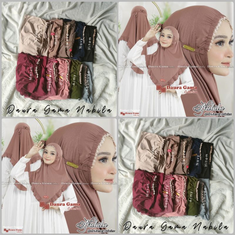 Jilbab Instan Kerut Daura Gama Nabila
