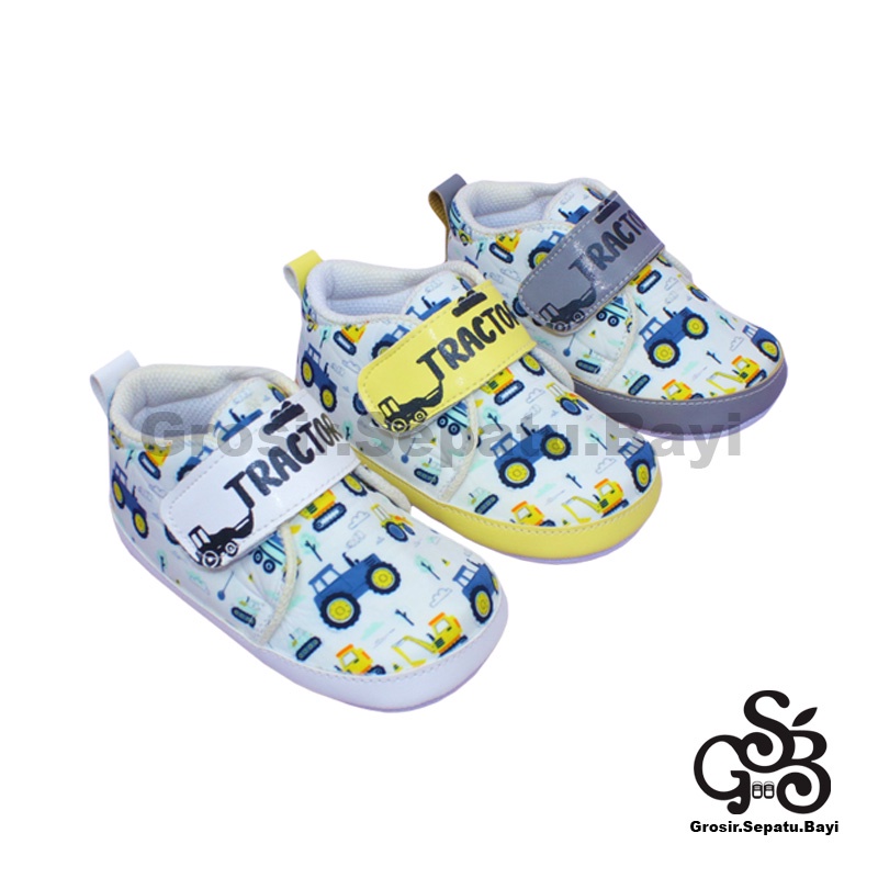 sepatu bayi baby shoes prewalker laki laki perempuan umur 2 - 12 bulan model TRUCKTOR ringan &amp; fleksibel