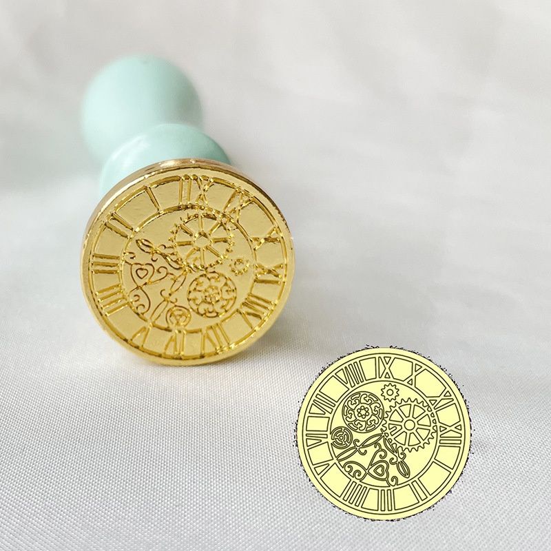 

Kepala Stempel Lilin Segel Jam Antik Steampunk
