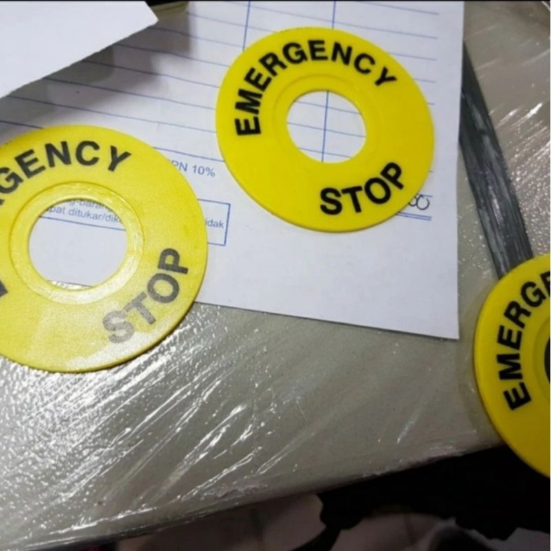 

Label Name / Label Nama Emergency Stop Tipe ER90