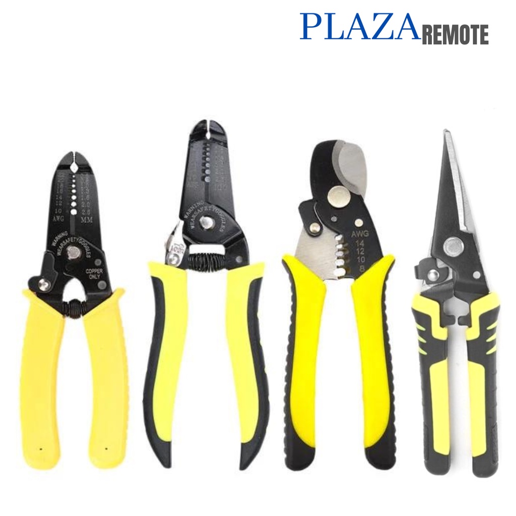 TANG POTONG KUPAS KABEL 3IN1 8INCH MINI CRIMPING TOOLS