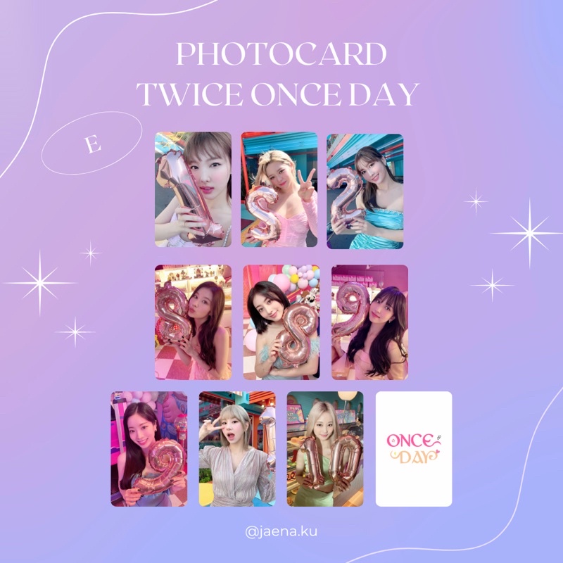 [TWICE] PHOTOCARD TWICE ONCE JAPAN FANCLUB ‼️BACA DESKRIPSI‼️