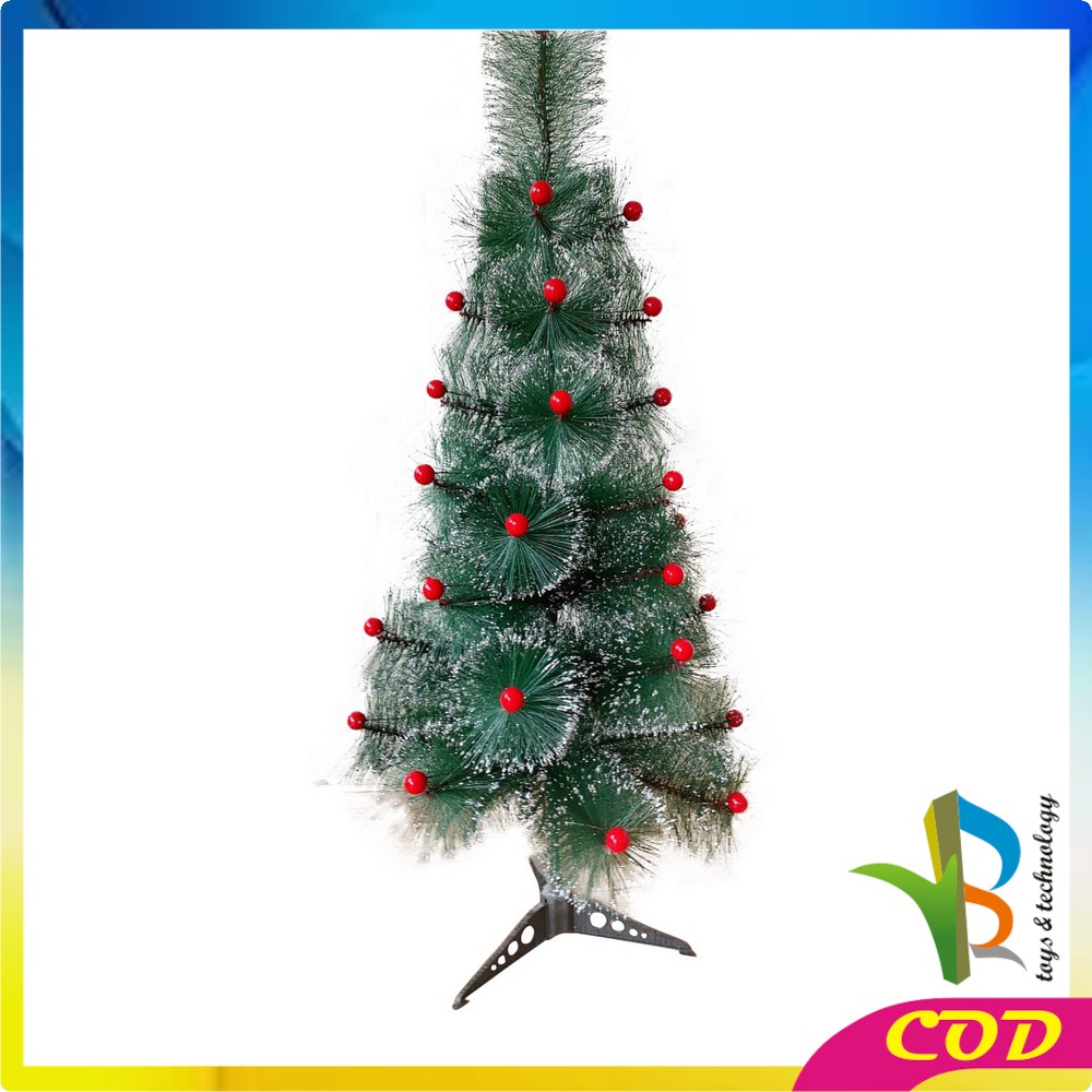 RB-C15 Pohon Natal 90CM 3F Jarum Dekorasi Rumah Artificial Hiasan Natal Ornamen Tanaman Hias Impor