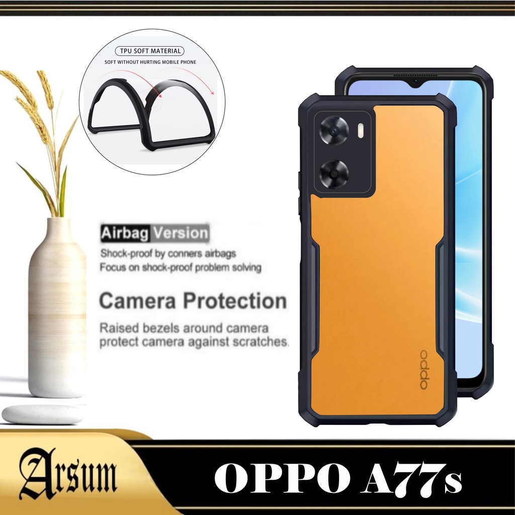 Promo Case Transparan Oppo A77s 2022 Softcase Slim Armor Pleindung Hp