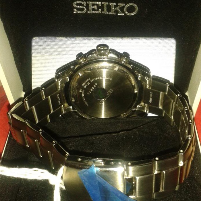 Seiko Quartz SNAE03P1 Chrono Alarm Brown Dial - Jam Tangan Pria SNAE03