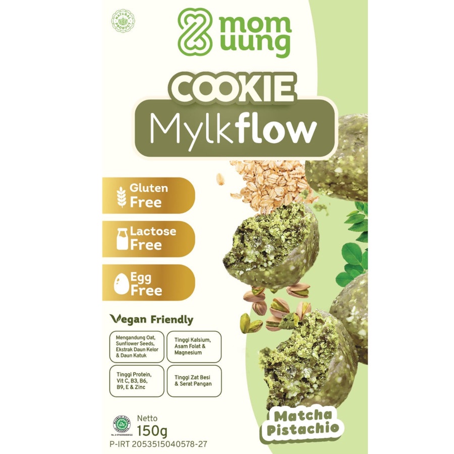 MOM UUNG COOKIE MATCHA PISTACHIO 150GR