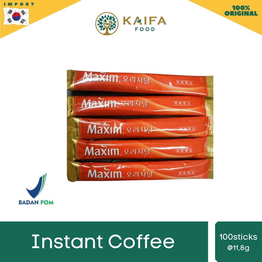 

Maxim Coffee Original / Maxim Kanu Latte Kopi Instan Asli Korea - Sachet