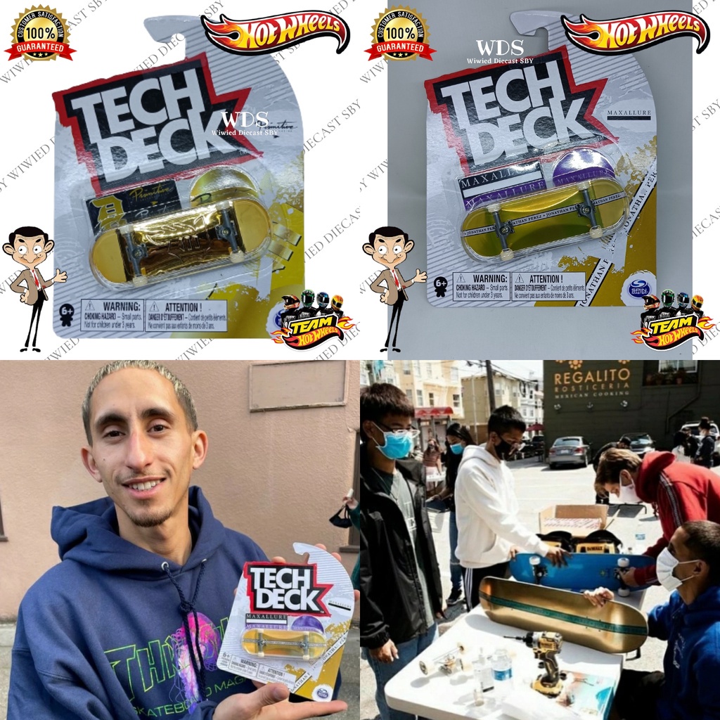 Tech Deck Fingerboard Varian Gold Chromes Platinum Ultra Rare Master Jonathan Perez Primitive Skate 