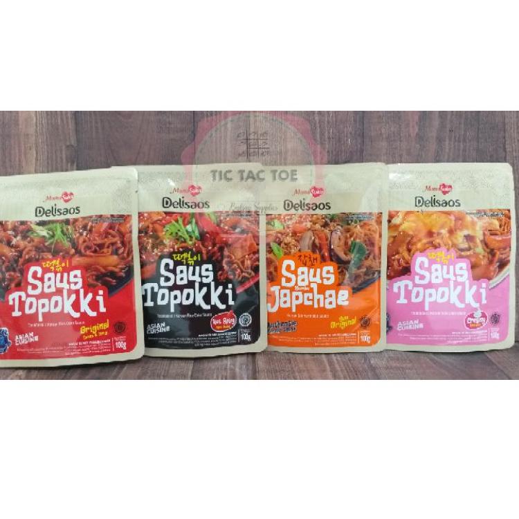 

➾ Mama suka Delisaos, saos toppoki 100gr, saus toppoki, saus kue beras HALAL ₮