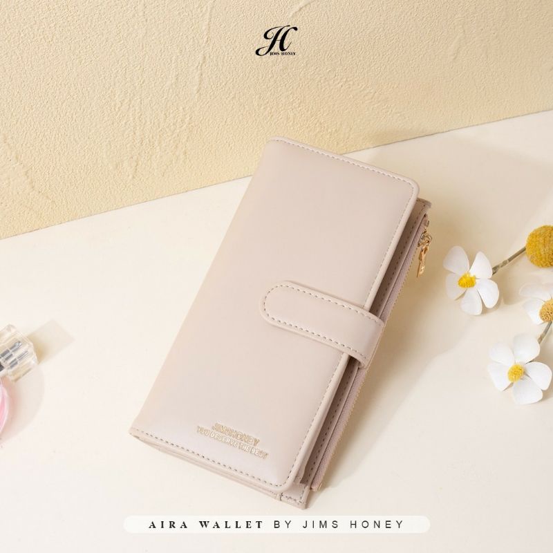 AIRA PLUS WALLET JIMS HONEY ( BAHAN TERBARU DAN VARIAN WARNA TERBARU )