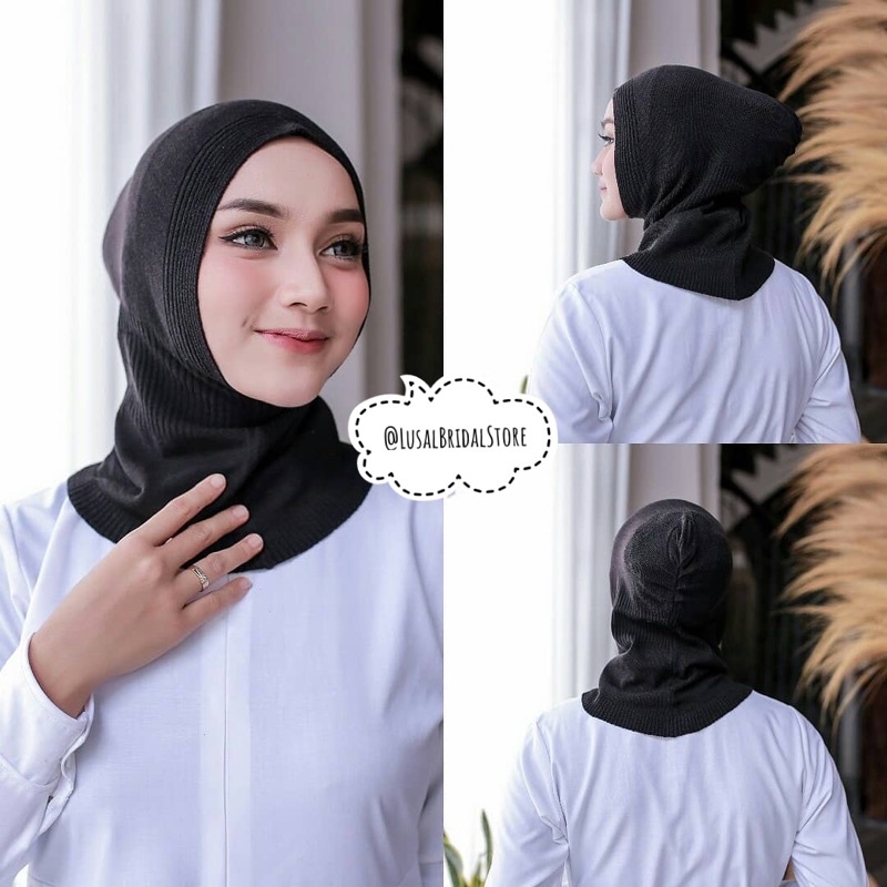 Ciput Ninja Rajut Instant Tanpa Peniti by Adelus