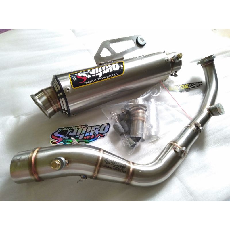 knalpot aerox SHIJIRO type M4 model M3