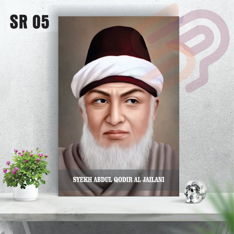 FOTO SYEHK ABDUL QODIR PIGURA KAYU