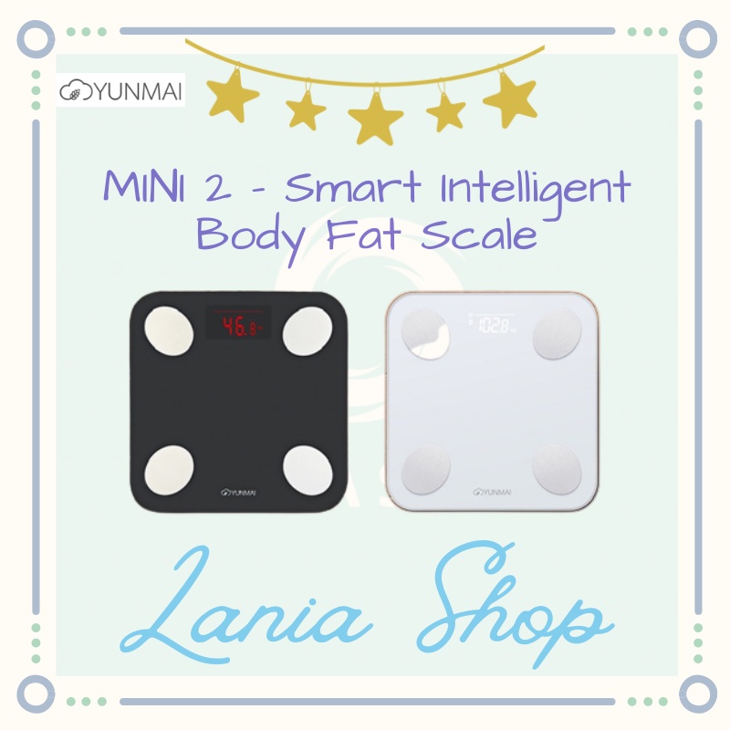 YUNMAI MINI 2 - Smart Intelligent Body Fat Scale - Timbangan Pintar