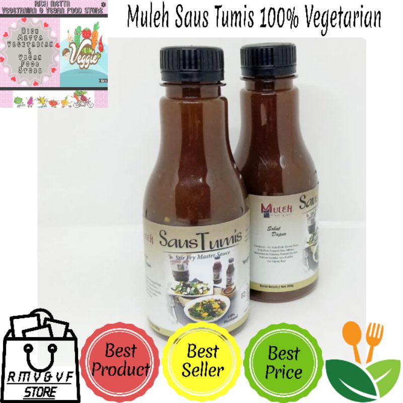 

Muleh Saus Tumis 300gr Bumbu Vegetarian Vegan