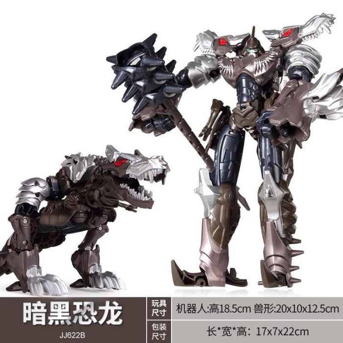 Figure Transformers 18cm Robot Dinobot Grimlock Silver New