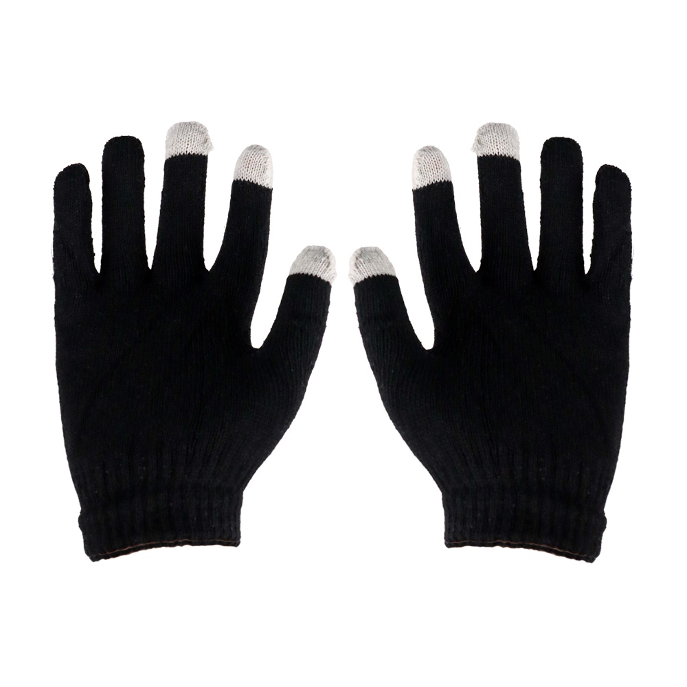 Sarung Tangan Rajut Touch Screen Gloves - 11771 - Black